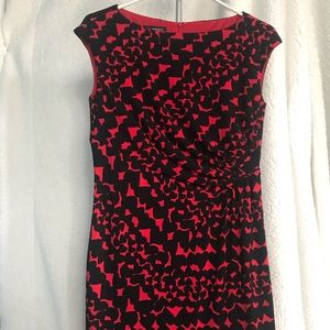 Black/Red with heart shapes dress